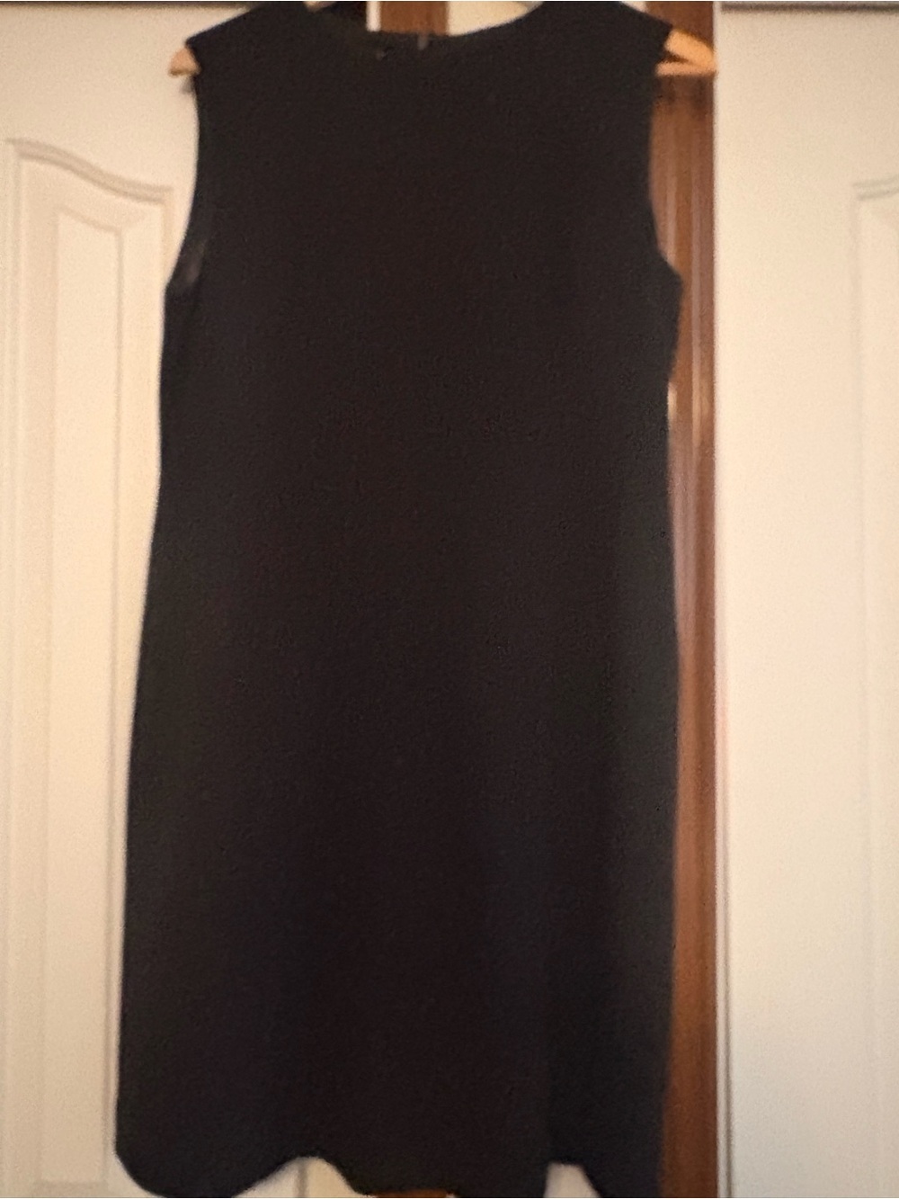INC International Concepts Black Sleeveless Midi Shift Dress